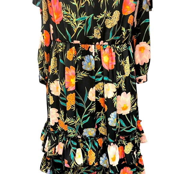 Kate Spade Floral Blooming Cold Shoulder Dress - Picture 7 of 9